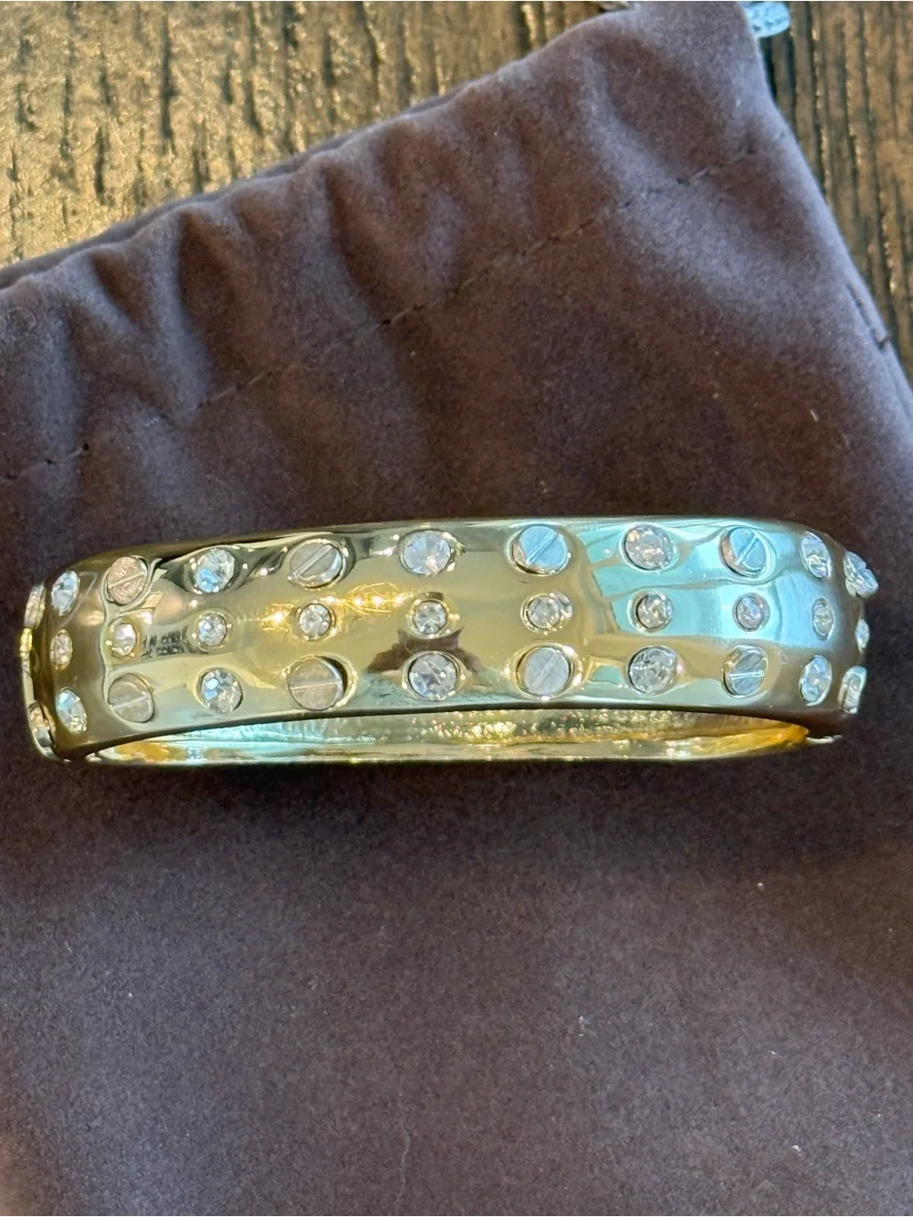 NWT Jennifer Miller Nail Head Bangle Bracelet